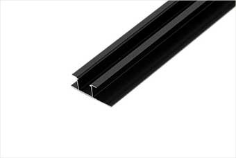 临猗航空纤维墙咔铝合金带灯中条（哑黑氧化）