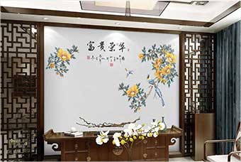 临猗森佰汇航空纤维墙咔（富贵荣华）