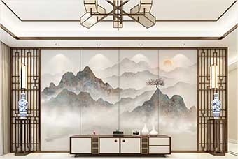 临猗森佰汇航空纤维（山水画系列）